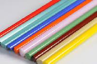 coloured glass rods