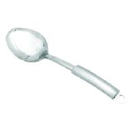 Curved Pipe Handle Solid Spoon