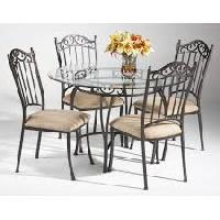 wrought iron dining tables