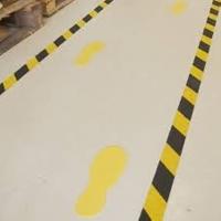 tesa Floor Marking Tape-Black & Yellow-4169