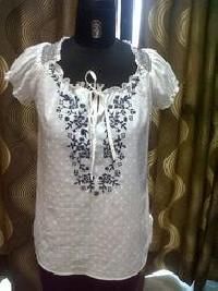 Embroidery Tops Blouses
