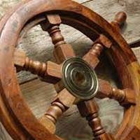 Wooden Ship Wheel