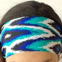 Blue Color Cotton Fabric Headband