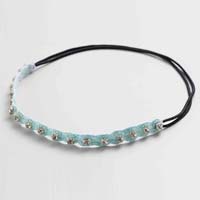 Diamond Shape Crystal Bead Headband