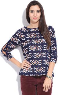 Print Allover Casual Top