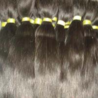 Single Drawn Brown Straight Hair