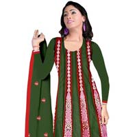 Florence Green Net Salwar Suit
