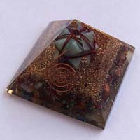 Mix Chakra Stone Orgone Pyramid