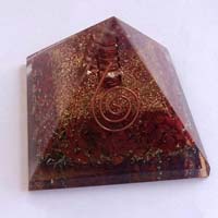 Red Jasper Orgone Chakra Pyramid
