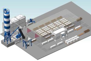 Automated Lines For Polystyrene Concrete Production