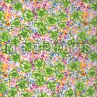 Polyester Flower Printed Fabric