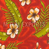 Polyester Hawaiian Printed Fabric