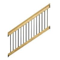 wood baluster railings