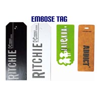 Embossed Tags