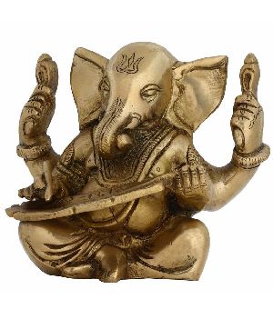 Brass Lord Ganesha Statue