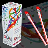 Real Bold Point Red Disposable Pen