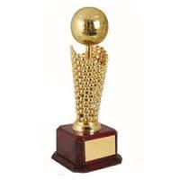 gold plated trophy