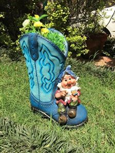 Dwarf Blue Boots Planter