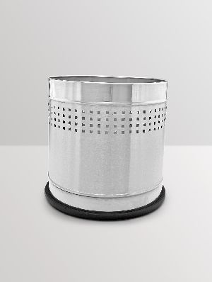 Stainless Steel Silver Round Planter