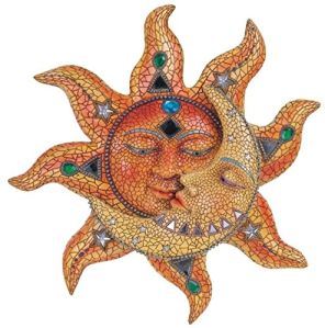 Sun With Yellow Mosaic Moon