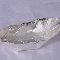 Silver Plated Leaf Dish