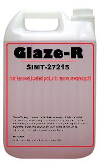 GLAZE-R  unwanted paint remover