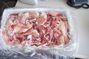 frozen meat