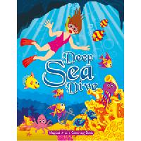 ART FACTORY-DEEP SEA DIVE Magical 5 in 1 colouring book