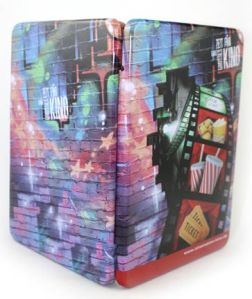 Rectangular 2-PC DVD Tin Case