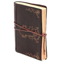 Embroidered Leather Diaries