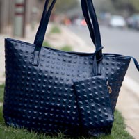 Ladies Dotted Tote Handbags