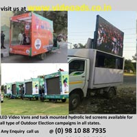 Truck mounted mobile van p10 outdoor services