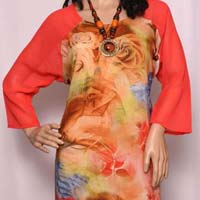 Ladies Printed Rayon Kurti