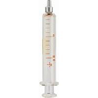 10ml Truth Glass Reusable Syringe with Metal Luer Tip (Pack Of 10)