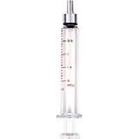 2ml Truth Glass Reusable Syringe with Metal Luer Tip (Pack of 10))