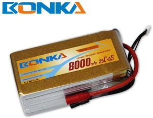 8000mah 22.2V 25C/50C 6S Lipo Battery For Multicopter