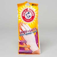 Latex Disposable Gloves 10 Ct Arm and Hammer