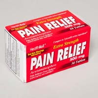 Pain Relief Acetaminophen 50 Ct Tablets