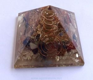Chakra Stone Orgone/ Orgonite Pyramid