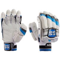 Ss Tournament Men's Batting Gloves Black and White,