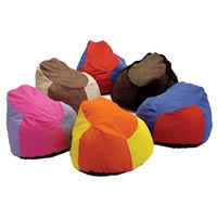 Round Cotton Bean Bags, For Home, Hotels, Size : L, M