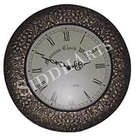 Brass Fitted Round Wall Clock