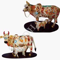 Kamdhenu Cow & Calf Statue