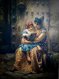 Reproduction of orientalist painting