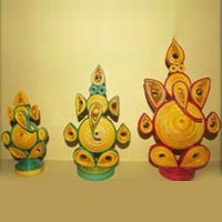 Ppor19 - Paper Crafted Ganesh Statue