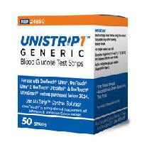 UNISTRIP Glucose Test Strips - 50ct - Compatible with All One Touch Ul