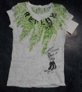 Ladies Burn Out T-shirts