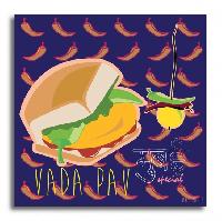 Vada Pav Canvas Wall Hanging