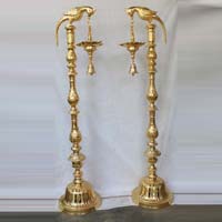 Traditional Gold Plated Parrot Lamps