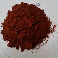 Blood Red Colored Clay Powder